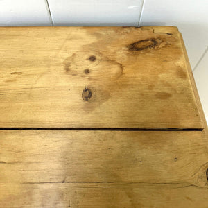 An Antique English Pine Nightstand c1890