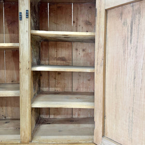 A 19th Century Cornish Pine Bookcase Cabinet or Hutch