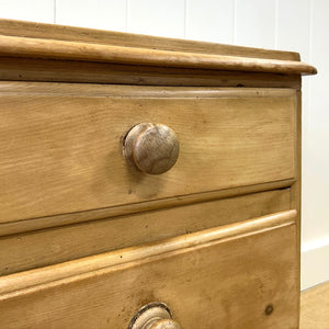 An Antique English Pine Nightstand c1890