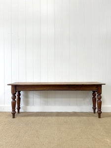 An Antique 6.5ft Dining Server or Console Table