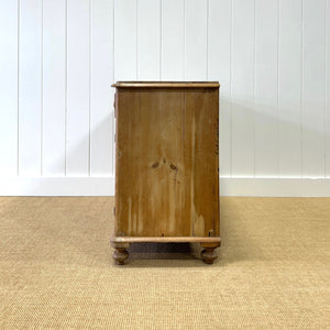 An Antique English Pine Sideboard c1880