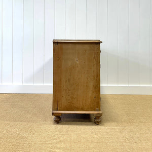 An Antique English Pine Sideboard c1880