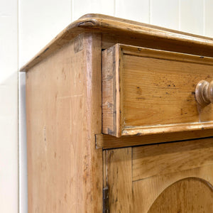 An Antique English Pine Sideboard c1880