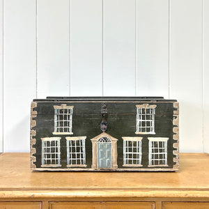 Collection of 4 Antique Painted Georgian Country House Boxes