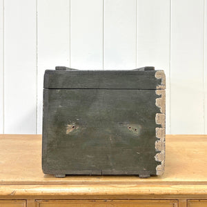 Collection of 4 Antique Painted Georgian Country House Boxes