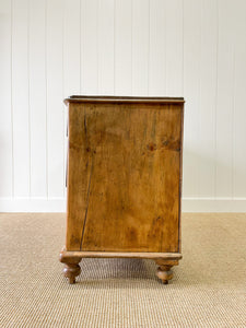 A Large English Country 7 Drawer Pine Buffet or Sideboard c1860