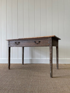 Old Welsh Country Dairy Table c1840