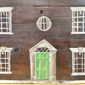 Collection of 4 Antique Painted Georgian Country House Boxes