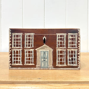 Collection of 4 Antique Painted Georgian Country House Boxes