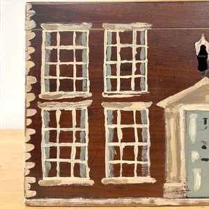 Collection of 4 Antique Painted Georgian Country House Boxes
