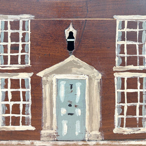 Collection of 4 Antique Painted Georgian Country House Boxes
