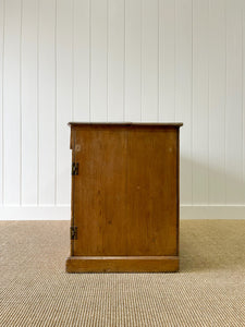 Antique English Pine Pedestal Desk c1890