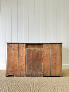 Antique English Pine Pedestal Desk c1890