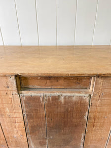 Antique English Pine Pedestal Desk c1890