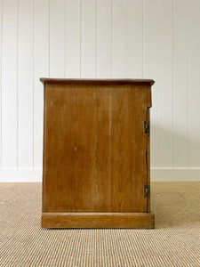 Antique English Pine Pedestal Desk c1890