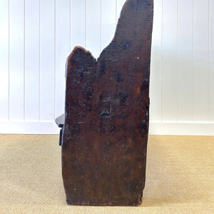 An Early 18th Century English Bench or Settle