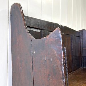 An Early 18th Century English Bench or Settle