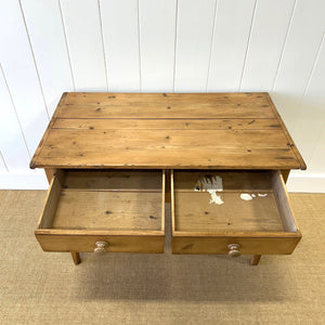 An Antique English Georgian Console Table or Server