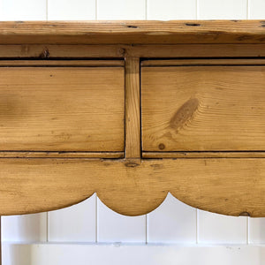 An Antique English Georgian Console Table or Server