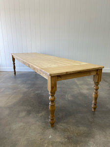 An English Country Pine 10 foot Dining Farm Table