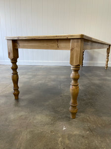 An English Country Pine 10 foot Dining Farm Table