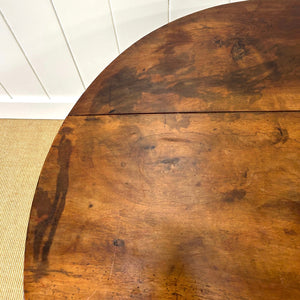 An Antique French Vendange or Vintner's Table 39.5" Round