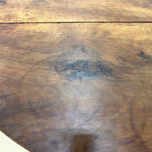 An Antique French Vendange or Vintner's Table 39.5" Round