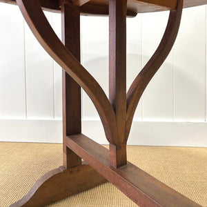 An Antique French Vendange or Vintner's Table 39.5" Round