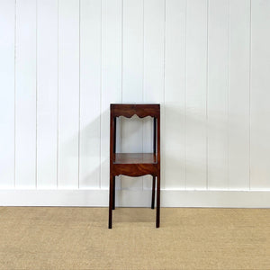 An Antique Georgian Mahogany Nightstand or Side Table