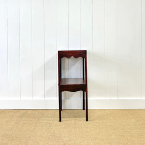 An Antique Georgian Mahogany Nightstand or Side Table