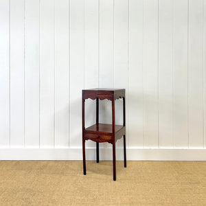 An Antique Georgian Mahogany Nightstand or Side Table