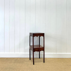 An Antique Georgian Mahogany Nightstand or Side Table