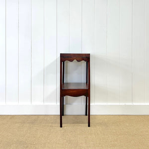 An Antique Georgian Mahogany Nightstand or Side Table
