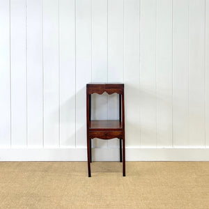 An Antique Georgian Mahogany Nightstand or Side Table