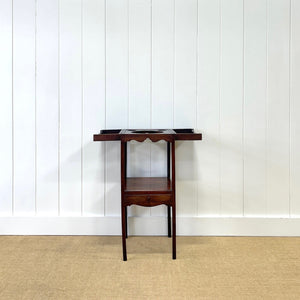 An Antique Georgian Mahogany Nightstand or Side Table