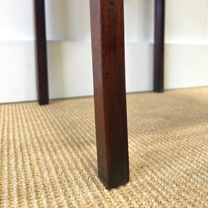An Antique Georgian Mahogany Nightstand or Side Table