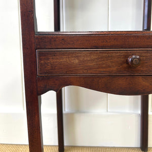 An Antique Georgian Mahogany Nightstand or Side Table
