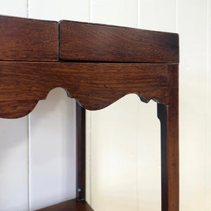 An Antique Georgian Mahogany Nightstand or Side Table