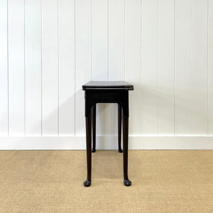 A Small Irish Mahogany Game Table Lowboy 18th Century