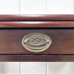 A Small Irish Mahogany Game Table Lowboy 18th Century