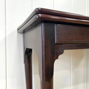 A Small Irish Mahogany Game Table Lowboy 18th Century
