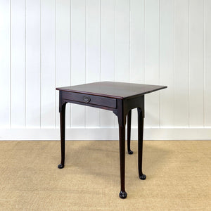 A Small Irish Mahogany Game Table Lowboy 18th Century