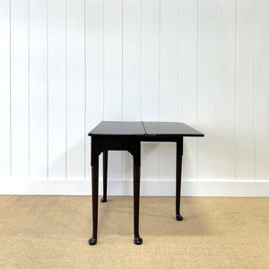 A Small Irish Mahogany Game Table Lowboy 18th Century