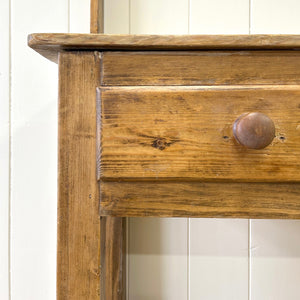A 19th Century Pine Welsh Kitchen Dresser or Hutch 7ft Tall