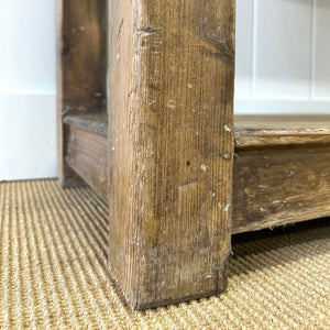 A 19th Century Pine Welsh Kitchen Dresser or Hutch 7ft Tall