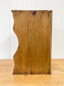 An English Pine Desk File Holder or Magazine Rack c1890