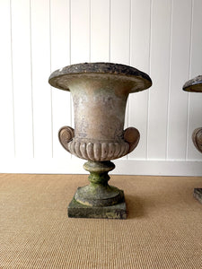 A Large and Special Pair of Antique Stone Garden Urns