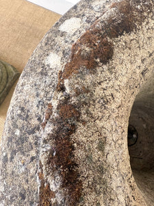 A Large and Special Pair of Antique Stone Garden Urns