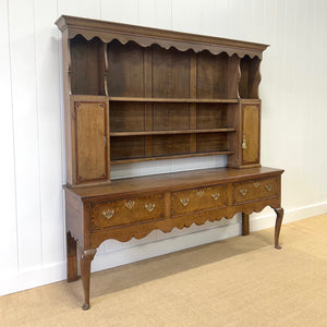An 18th Century Country Made Oak Welsh Dresser