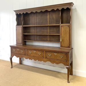 An 18th Century Country Made Oak Welsh Dresser